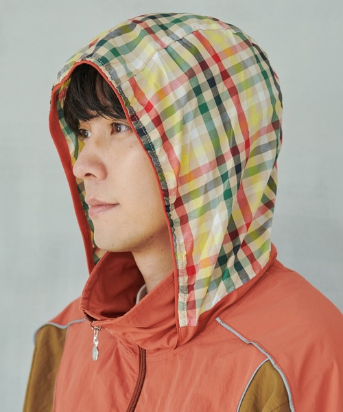 Arnold Palmer（アーノルドパーマー）の「シェア パイピング トラックジャケット（ナイロンジャケット・レディース・ブラック/カーキ/レンガ・L/M/S/XS/LL）」の10枚目の写真