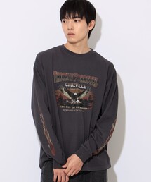 BEAMS HEART | ワイルド プリント ロングスリーブ Tシャツ(Tシャツ/カットソー)