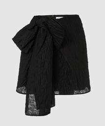 MINI SKIRT WITH FRONT BOW DETAIL