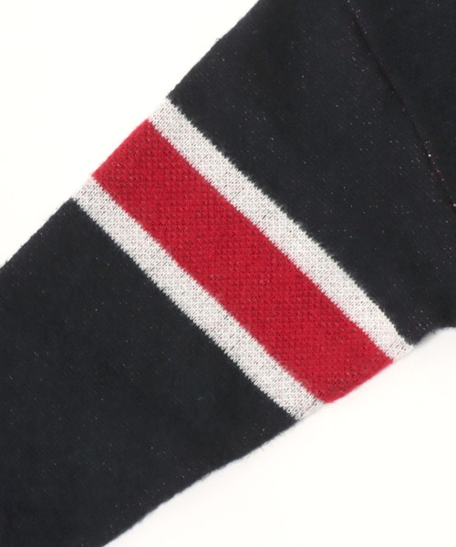 Salong hameu（サロン ハミュー）の「星条旗フラッグ・ユニオンジャック国旗 ジャガード編みニットセーター メンズ レディース ユニセックス/プルオーバートップス（ニット/セーター・メンズ・ブラック/ネイビー/オフホワイト/ブラック系その他/ネイビー系1・M/L）」の18枚目の写真