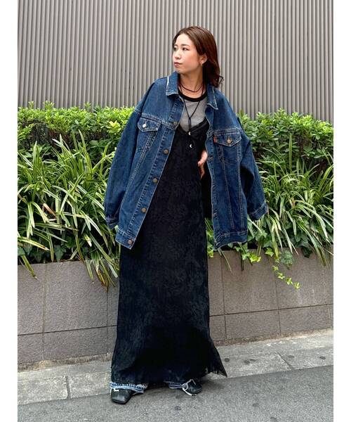 Ungrid（アングリッド）の「レースキャミワンピース（ワンピース・レディース・ブラック/オフホワイト・FREE）」の17枚目の写真