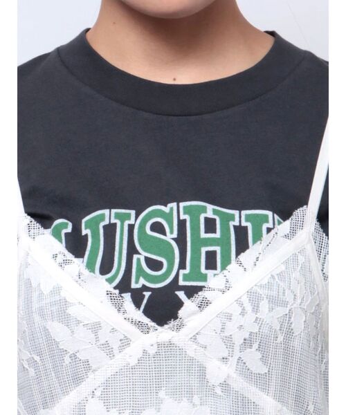 Ungrid（アングリッド）の「レースキャミワンピース（ワンピース・レディース・ブラック/オフホワイト・FREE）」の21枚目の写真