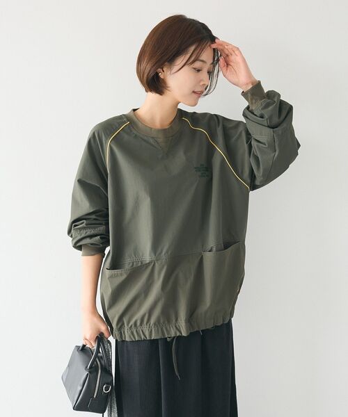 CRAFT STANDARD BOUTIQUE(クラフトスタンダードブティック)の「【ユニセックス】URANIWA CAMPERS/ マイティープルオーバー(Tシャツ/カットソー・レディース・ライトグレー/ブラック/カーキ/ライトブラウン・M/L/XL)」の10枚目の写真