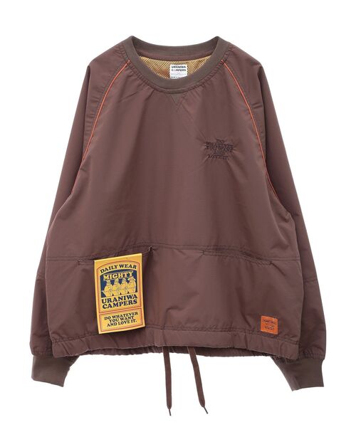 CRAFT STANDARD BOUTIQUE(クラフトスタンダードブティック)の「【ユニセックス】URANIWA CAMPERS/ マイティープルオーバー(Tシャツ/カットソー・レディース・ライトグレー/ブラック/カーキ/ライトブラウン・M/L/XL)」の16枚目の写真