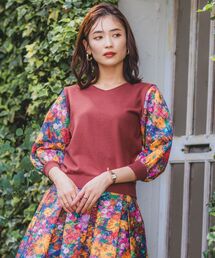 Russeluno アートプリント ニットセーター Art Print Rib Knit｜アートニット – MARTE
