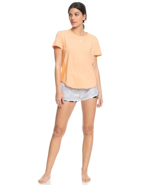 ROXY(ロキシー)の「PURE PURSUIT MESH TE(Tシャツ/カットソー・レディース・オレンジ・SMALL/X-SMALL/MEDIUM)」の2枚目の写真