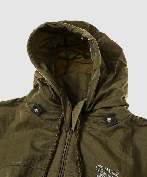 HED MAYNER（ヘドメイナー）の「FULL ZIP SWAT HOODIE（ブルゾン・メンズ・グリーン・S）」の3枚目の写真