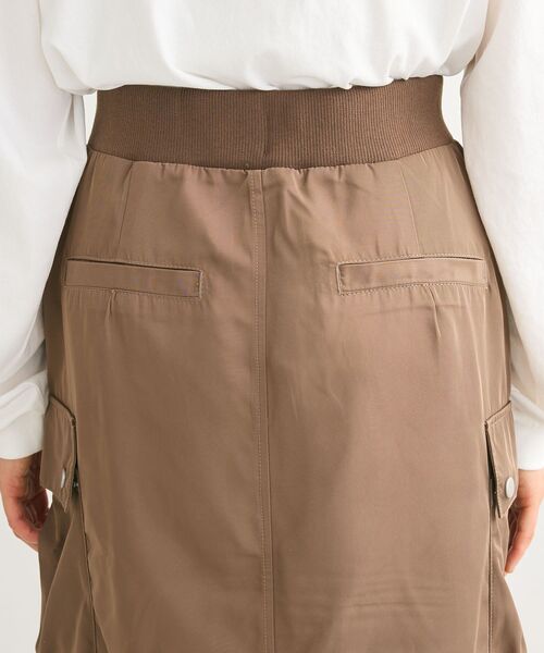 Sugar spoon（シュガースプーン）の「・SUGAR　SPOON　ミリタリーIラインスカート（スカート・レディース・ブラック/カーキ/ボルドー/ブラウン・FREE）」の12枚目の写真