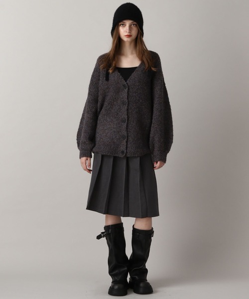 FOREVER 21（フォーエバー トゥエンティーワン）の「【2024FW】ミックスカラーブークレカーディガン（カーディガン/ボレロ・レディース・ピンク/ナチュラル/グレー/イエロー/ブルー・FREE）」の15枚目の写真