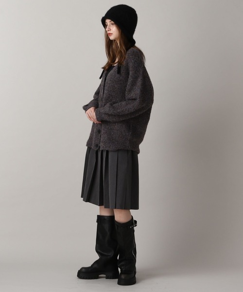 FOREVER 21（フォーエバー トゥエンティーワン）の「【2024FW】ミックスカラーブークレカーディガン（カーディガン/ボレロ・レディース・ピンク/ナチュラル/グレー/イエロー/ブルー・FREE）」の16枚目の写真