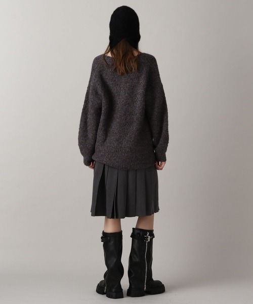 FOREVER 21（フォーエバー トゥエンティーワン）の「【2024FW】ミックスカラーブークレカーディガン（カーディガン/ボレロ・レディース・ピンク/ナチュラル/グレー/イエロー/ブルー・FREE）」の17枚目の写真