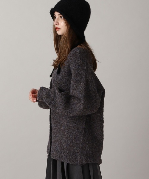 FOREVER 21（フォーエバー トゥエンティーワン）の「【2024FW】ミックスカラーブークレカーディガン（カーディガン/ボレロ・レディース・ピンク/ナチュラル/グレー/イエロー/ブルー・FREE）」の19枚目の写真