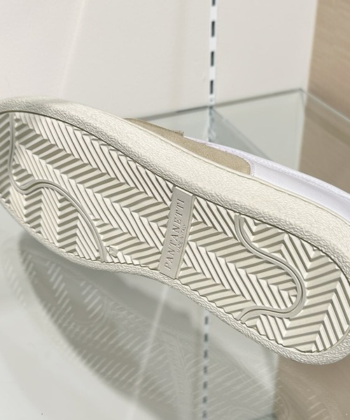 PANTANETTI(パンタネッティ)の「PANTANETTI パンタネッティ スエードコンビカラースリッポンスニーカー(スリッポン・レディース・ライトイエロー/ライトグリーン・35/36/37/38/39)」の12枚目の写真