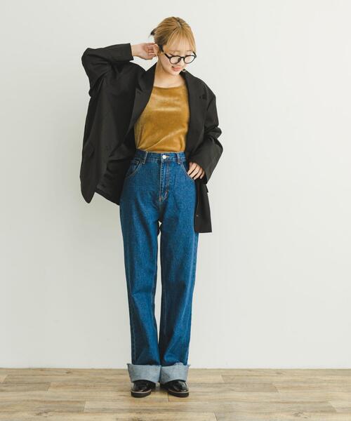 ITEMS URBANRESEARCH（アイテムズ アーバンリサーチ）の「オーバーサイズジャケット（その他アウター・レディース・ブラック/グレー・FREE）」の13枚目の写真