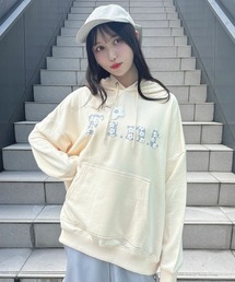 F i.n.t | フラワーFi.n.t発泡プリントパーカー(パーカー)