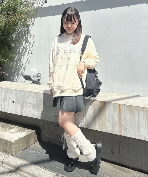 F i.n.t（フィント）の「フラワーFi.n.t発泡プリントパーカー/fint（パーカー・レディース・グリーン/アイボリー・FREE）」の15枚目の写真