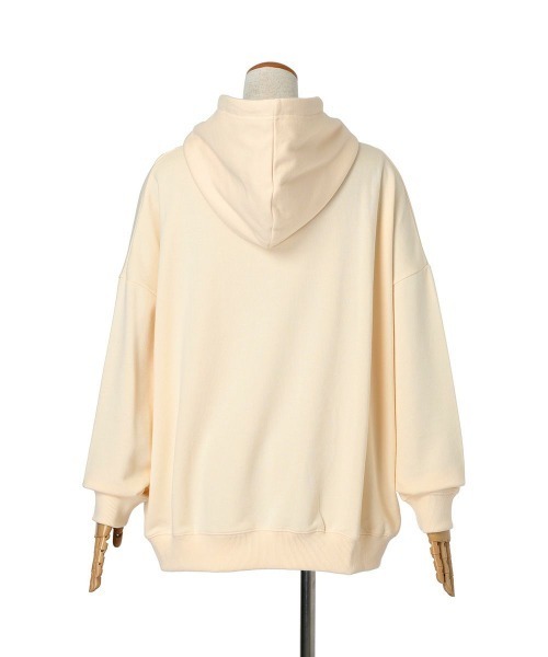 F i.n.t（フィント）の「フラワーFi.n.t発泡プリントパーカー/fint（パーカー・レディース・グリーン/アイボリー・FREE）」の9枚目の写真