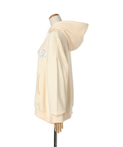 F i.n.t（フィント）の「フラワーFi.n.t発泡プリントパーカー/fint（パーカー・レディース・グリーン/アイボリー・FREE）」の10枚目の写真