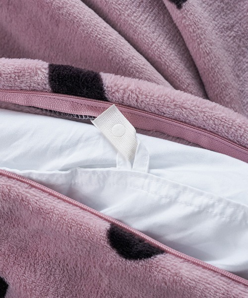 gelato pique Sleep（ジェラートピケスリープ）の「【Sleep】ハート柄 掛けカバー（シングル）（寝具・レディース・ピンク/ピンクベージュ・SMALL）」の8枚目の写真