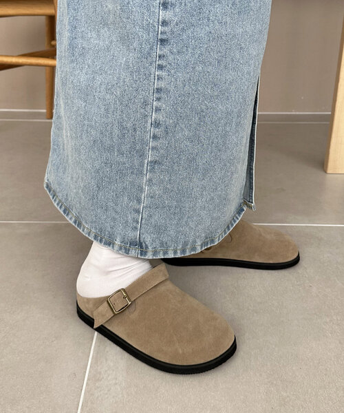 DISCOAT（ディスコート）の「【WEB限定】2WAYサボシューズ（ブーツ・レディース・ベージュ/ブラック・SMALL/MEDIUM/LARGE）」の12枚目の写真