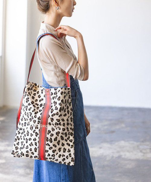 Noble（ノーブル）の「《WEB限定追加》N.Jam オリジナルキャンバススモールバッグ3(ゼブラ・レオパード)（トートバッグ・レディース・ベージュ/ブラック・FREE）」の11枚目の写真