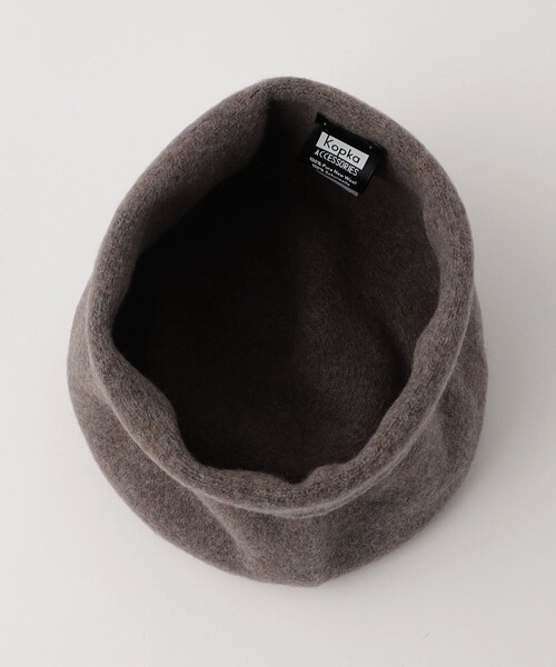 Steven Alan（スティーブンアラン）の「＜Kopka＞ROLL UP BERET/ベレー（ハンチング/ベレー帽・レディース・モカ/ダークグレー/ダークブラウン/ブラック・FREE）」の6枚目の写真