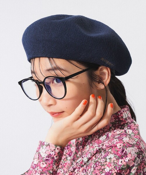 BEAMS BOY(ビームスボーイ)の「ロゴ 刺繍 ベレー帽(ハンチング/ベレー帽・レディース・ブラック/チャコールグレー/ネイビー/ライトグレー・ONE SIZE)」の10枚目の写真