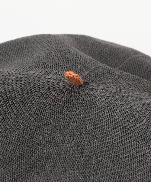 BEAMS BOY(ビームスボーイ)の「ロゴ 刺繍 ベレー帽(ハンチング/ベレー帽・レディース・ブラック/チャコールグレー/ネイビー/ライトグレー・ONE SIZE)」の12枚目の写真