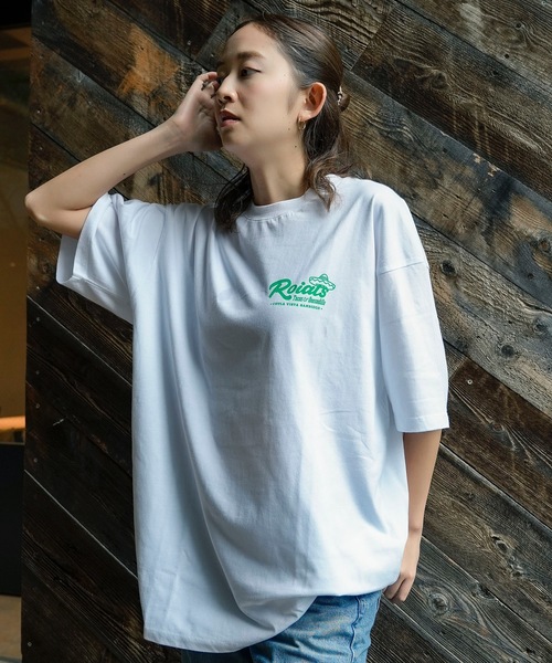 roial(ロイアル)の「DESIGN TEE/ROIAL(ロイアル)無地ワンポイント タコスバックプリント 半袖シャツ(Tシャツ/カットソー・メンズ・チャコールグレー/ホワイト・LARGE)」の6枚目の写真