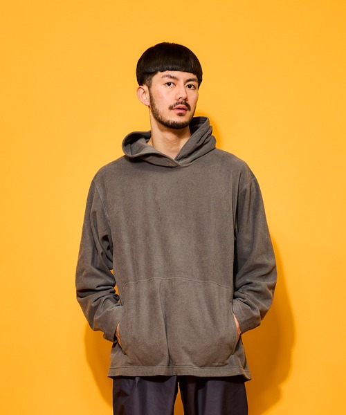 TRAIL BUM(トレイルバム)の「PACKWOOD HOODIE / パックウッド フーディ(パーカー・メンズ・グレー/ライトブラウン/オリーブ・SMALL/LARGE/MEDIUM)」の5枚目の写真