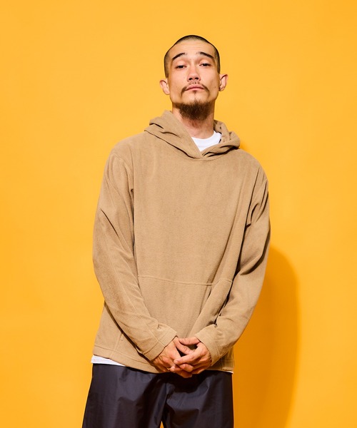 TRAIL BUM(トレイルバム)の「PACKWOOD HOODIE / パックウッド フーディ(パーカー・メンズ・グレー/ライトブラウン/オリーブ・SMALL/LARGE/MEDIUM)」の6枚目の写真
