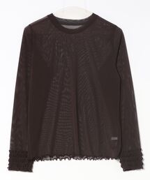 パワーチュール袖フリルプルオーバー