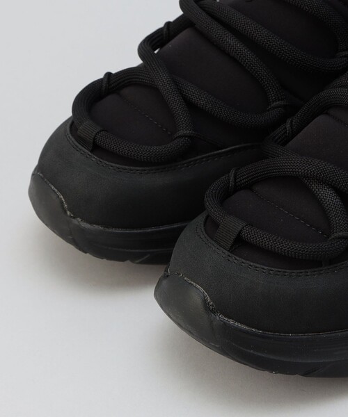 coen（コーエン）の「【C.Mt】撥水キルトモックシューズ（メンズ）（スリッポン・メンズ・ブラック/オフホワイト・S/M/L）」の3枚目の写真