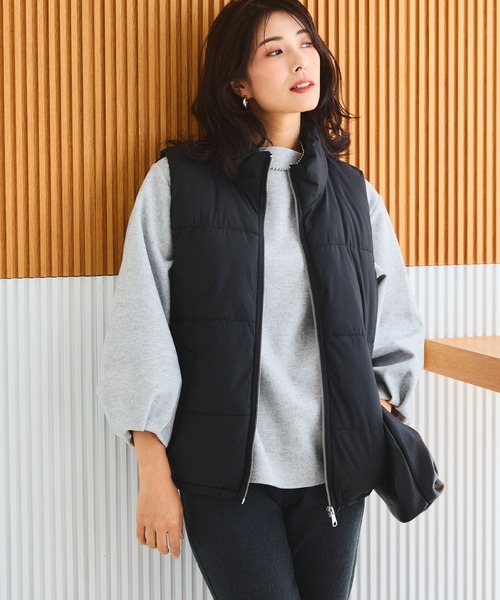 撥水ポケッタブルリバーシブルダウンベストＳ～Ｍ・ダスティブラウン 青山】MUJI Labo 撥水ポケッタブルリバーシブルダウンベスト