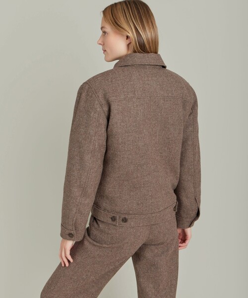 agnes b.(アニエスベー)の「【Outlet】TU59 BLOUSON ブルゾン(ブルゾン・レディース・ブラウン系その他・2/1)」の4枚目の写真