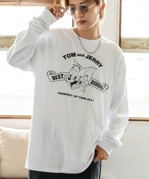 【TOM&JERRY】別注プリント 長袖Tシャツ