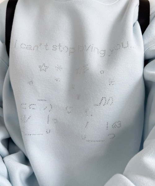 nemne store（ネンネストア）の「アソート裏起毛スウェット（スウェット・レディース・オートミール/ネイビー/イエロー/ライトブルー/アイボリー/杢グレー・SMALL/MEDIUM）」の8枚目の写真