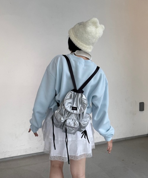 nemne store（ネンネストア）の「アソート裏起毛スウェット（スウェット・レディース・オートミール/ネイビー/イエロー/ライトブルー/アイボリー/杢グレー・SMALL/MEDIUM）」の14枚目の写真