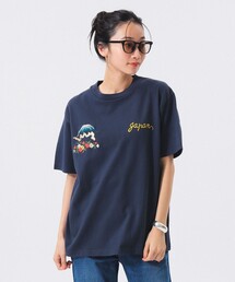 ENGINEERED GARMENTS BEAMSBOY別注 Tシャツ ネイビー BEAMS BOY（ビームス ボーイ）【別注】ENGINEERED GARMENTS