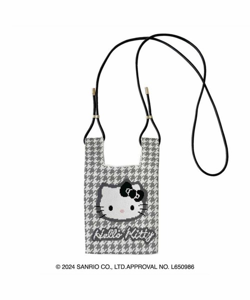 sanrio（サンリオ）の「ルートート / IP.BRニット.サンリオキャラクターズ-B（ショルダーバッグ・レディース・ピンク系その他/ブルー系その他/ホワイト系その他/ベージュ系その他/パープル系その他/ハウンドトゥース・FREE）」の6枚目の写真