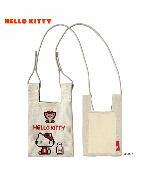 sanrio（サンリオ）の「ルートート / IP.BRニット.サンリオキャラクターズ-B（ショルダーバッグ・レディース・ピンク系その他/ブルー系その他/ホワイト系その他/ベージュ系その他/パープル系その他/ハウンドトゥース・FREE）」の9枚目の写真