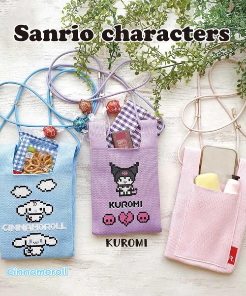 sanrio（サンリオ）の「ルートート / IP.BRニット.サンリオキャラクターズ-B（ショルダーバッグ・レディース・ピンク系その他/ブルー系その他/ホワイト系その他/ベージュ系その他/パープル系その他/ハウンドトゥース・FREE）」の19枚目の写真