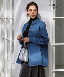サックスブルー」に該当するデニムジャケットファッション通販