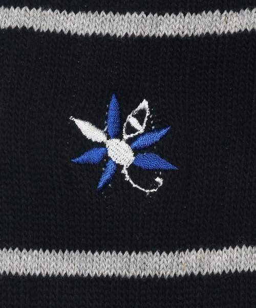 LANVIN en Bleu(ランバンオンブルー)の「【LANVIN en Bleu ESSENTIAL】DIANE / ”マルグリット” ラインソックス(ソックス/靴下・メンズ・ライトグレー/ホワイト/ブラック・25-27)」の9枚目の写真