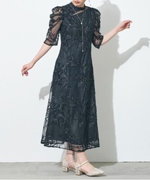 セール】【metoi】チュールフリルビスチェ付きドレス 結婚式 二次会