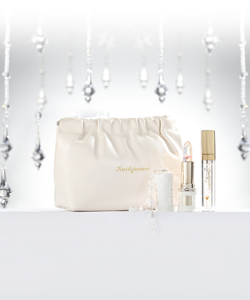 Kailijumei（カイリジュメイ）の「〈Kailijumei/カイリジュメイ〉My Wish Collection/フルールロココシリーズ フラワーリップ＆ リップエッセンスキット（コスメキット/ギフトセット・レディース・ホワイト・ONE SIZE）」の2枚目の写真