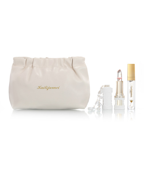 Kailijumei（カイリジュメイ）の「〈Kailijumei/カイリジュメイ〉My Wish Collection/フルールロココシリーズ フラワーリップ＆ リップエッセンスキット（コスメキット/ギフトセット・レディース・ホワイト・ONE SIZE）」の3枚目の写真