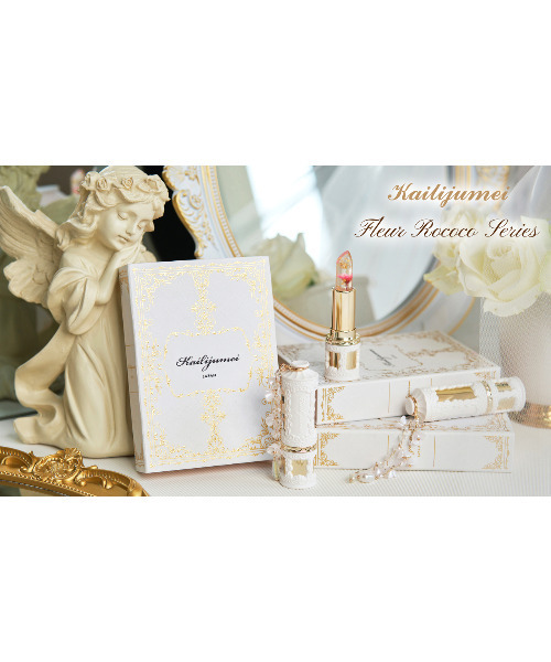 Kailijumei（カイリジュメイ）の「〈Kailijumei/カイリジュメイ〉My Wish Collection/フルールロココシリーズ フラワーリップ＆ リップエッセンスキット（コスメキット/ギフトセット・レディース・ホワイト・ONE SIZE）」の7枚目の写真