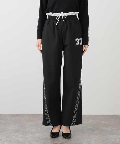 SETUPEXE（セットアップイーエックスイー）の「SETUP-EXE/セットアップエグゼ 33 STAR LINE PANTS（その他パンツ・レディース・ブラック/アイボリー・FREE）」の3枚目の写真