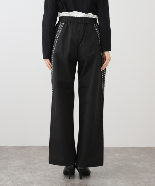 SETUPEXE（セットアップイーエックスイー）の「SETUP-EXE/セットアップエグゼ 33 STAR LINE PANTS（その他パンツ・レディース・ブラック/アイボリー・FREE）」の11枚目の写真